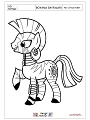 My Litte Pony boyama sayfaları